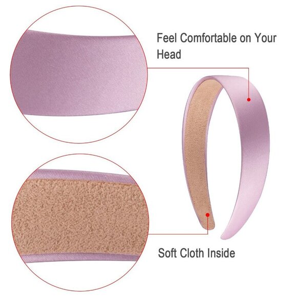 Satin Headbands 24 Colors Non-slip Flexible Hair Accessories Women Girls main image 8